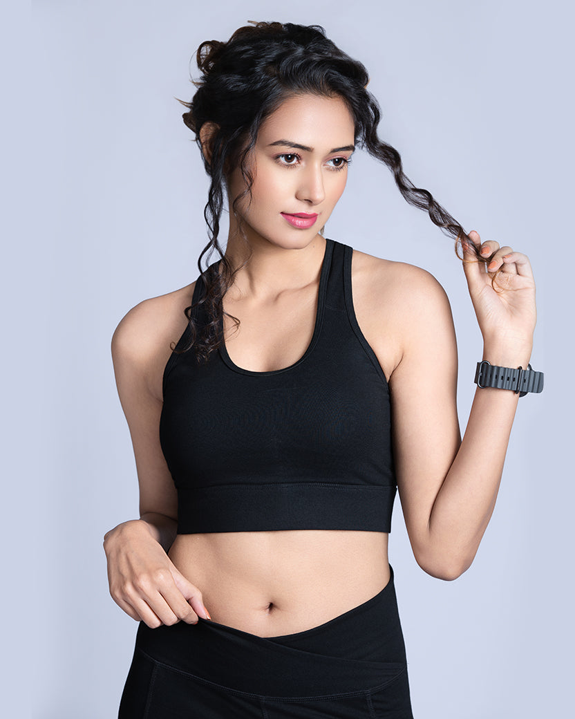 KRAVVAH ONYX SPORTS BRA