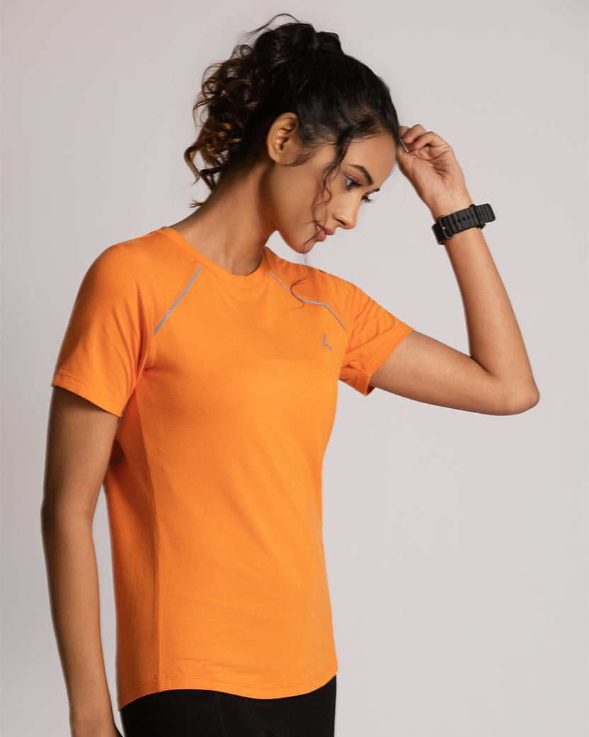 KRAVVAH SOLAR ORANGE TEE