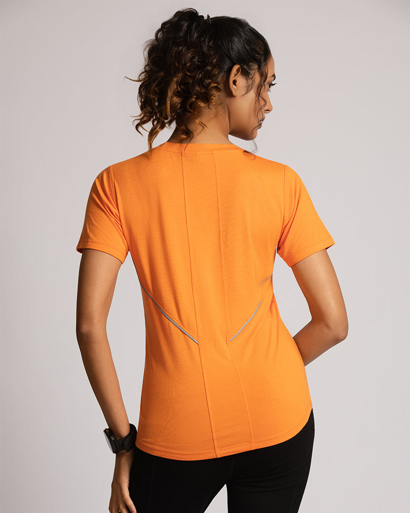 KRAVVAH SOLAR ORANGE TEE