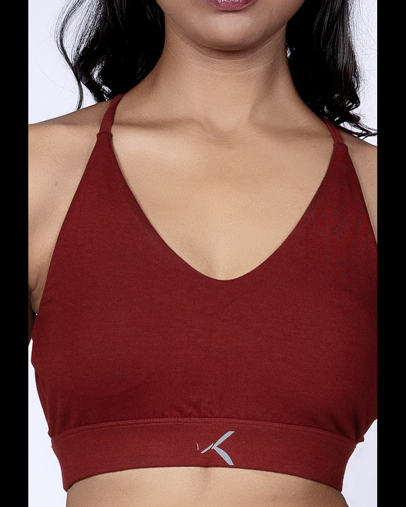 KRAVVAH High-Waisted Performance Shorts